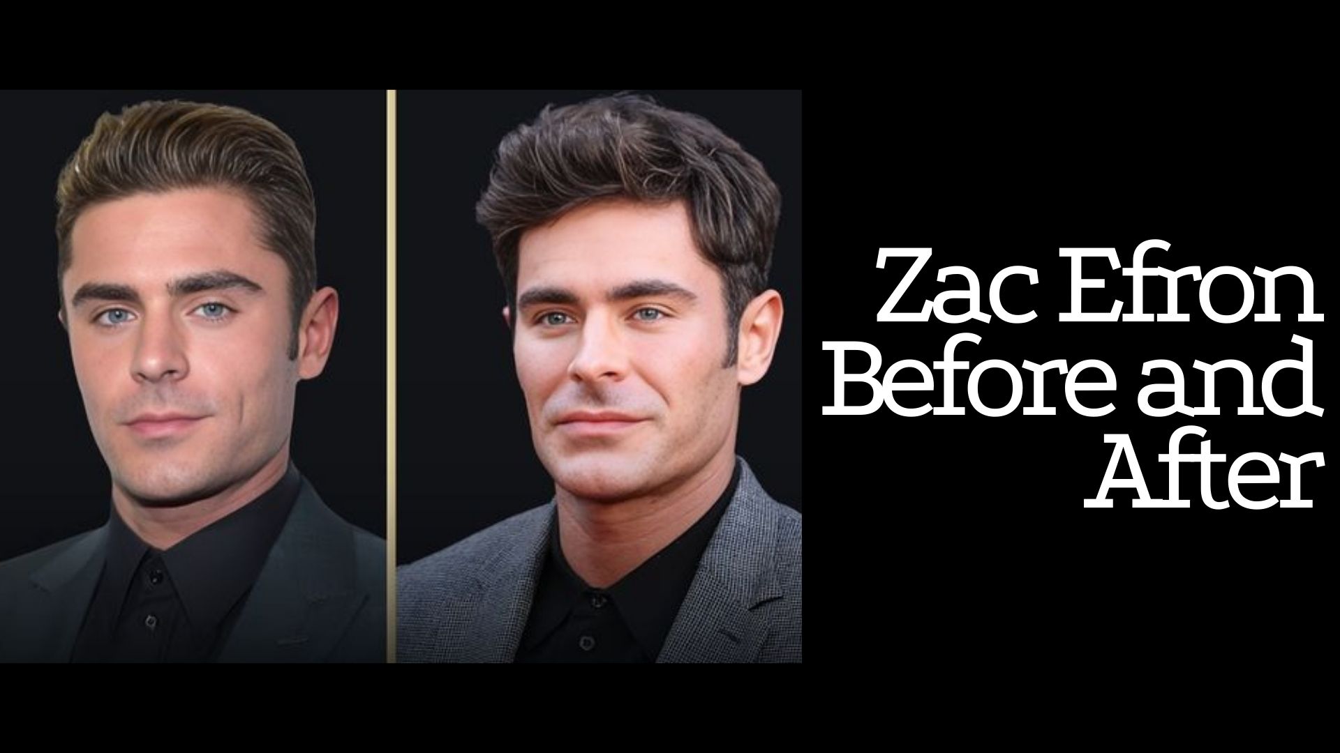 Zac Efron Before and After