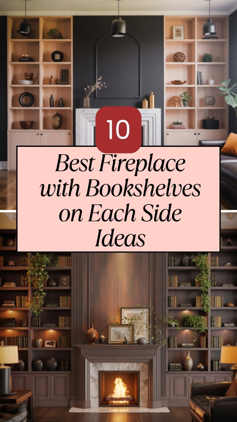 Best Fireplace with Bookshelves on Each Side Ideas for a Cozy and Stylish Home